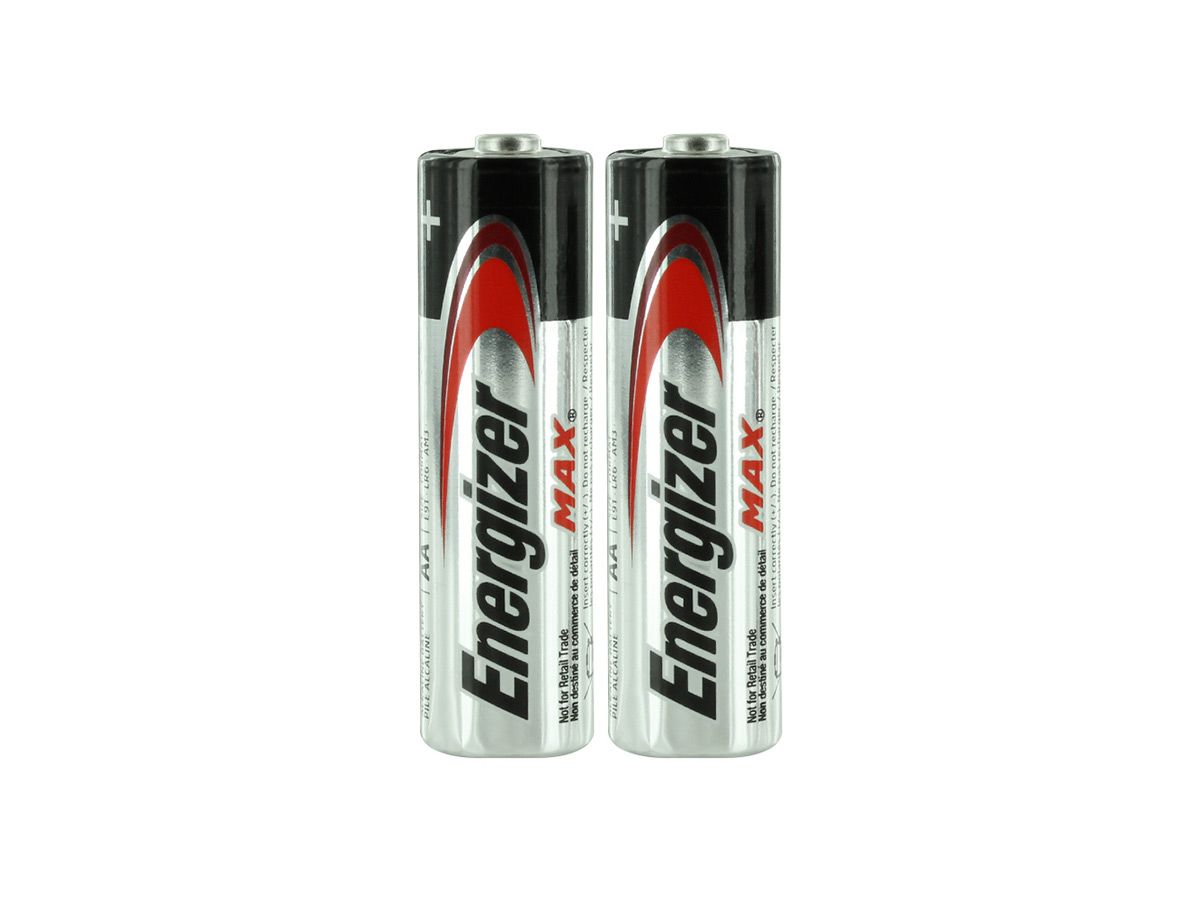 Energizer Max AA Alkaline Batteries - 2 Piece Shrink Pack